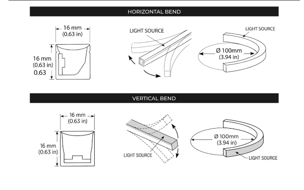 LNTV-1616 Dimensions