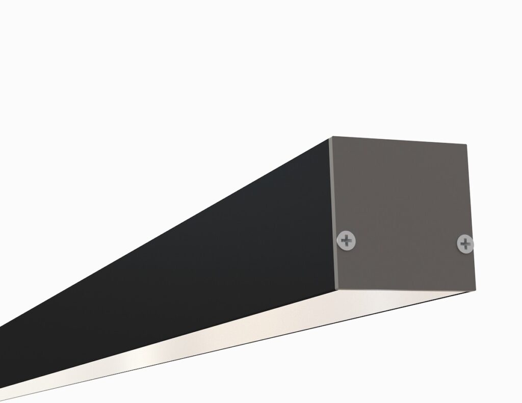 435ASL-B – Surface / Pendant Black LED Channel