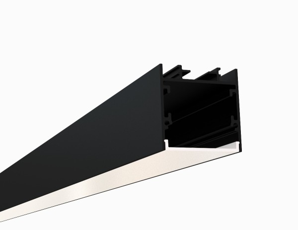 435ASL-B – Surface / Pendant Black LED Channel