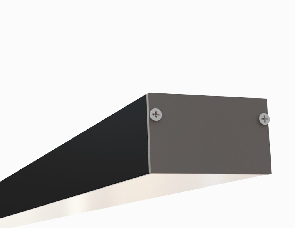 455ASL-B – Surface / Pendant Black LED Channel