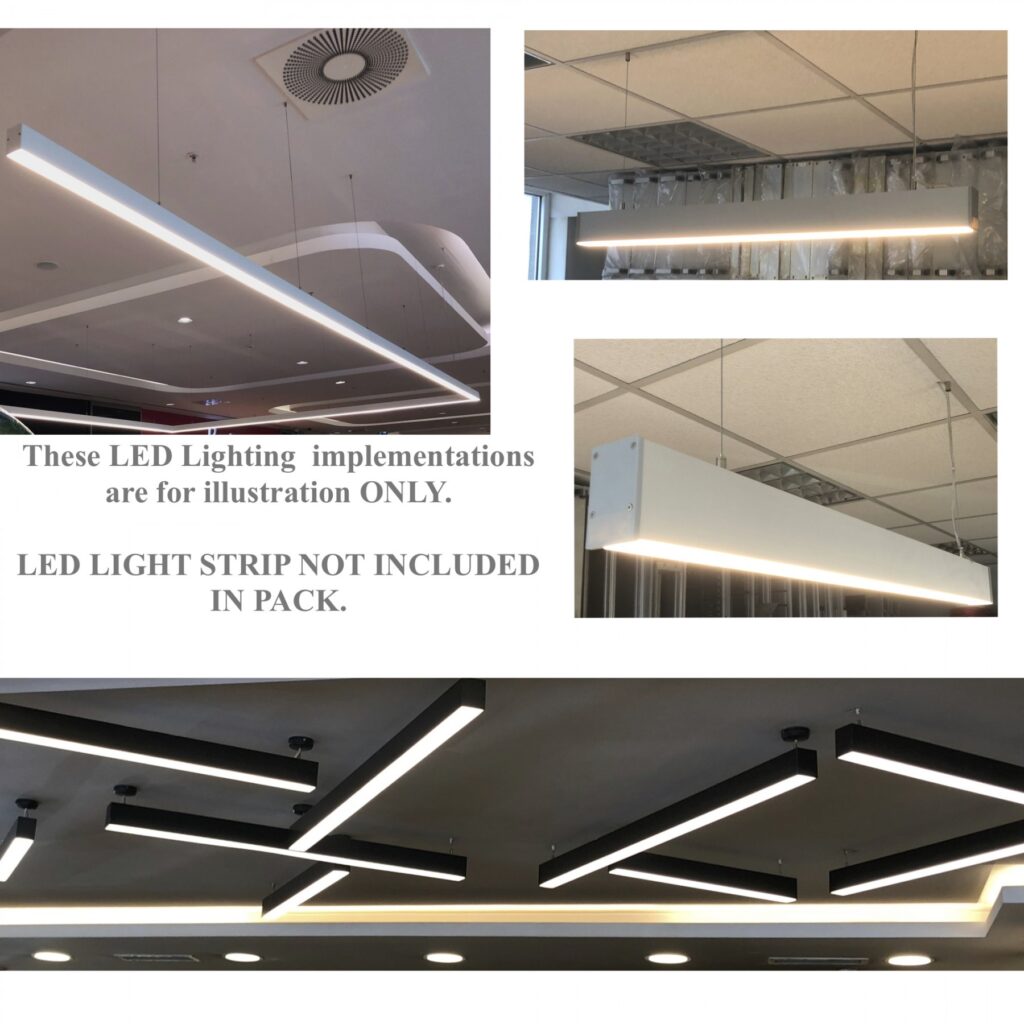 535ASL – Slim Linear Pendant LED Channel