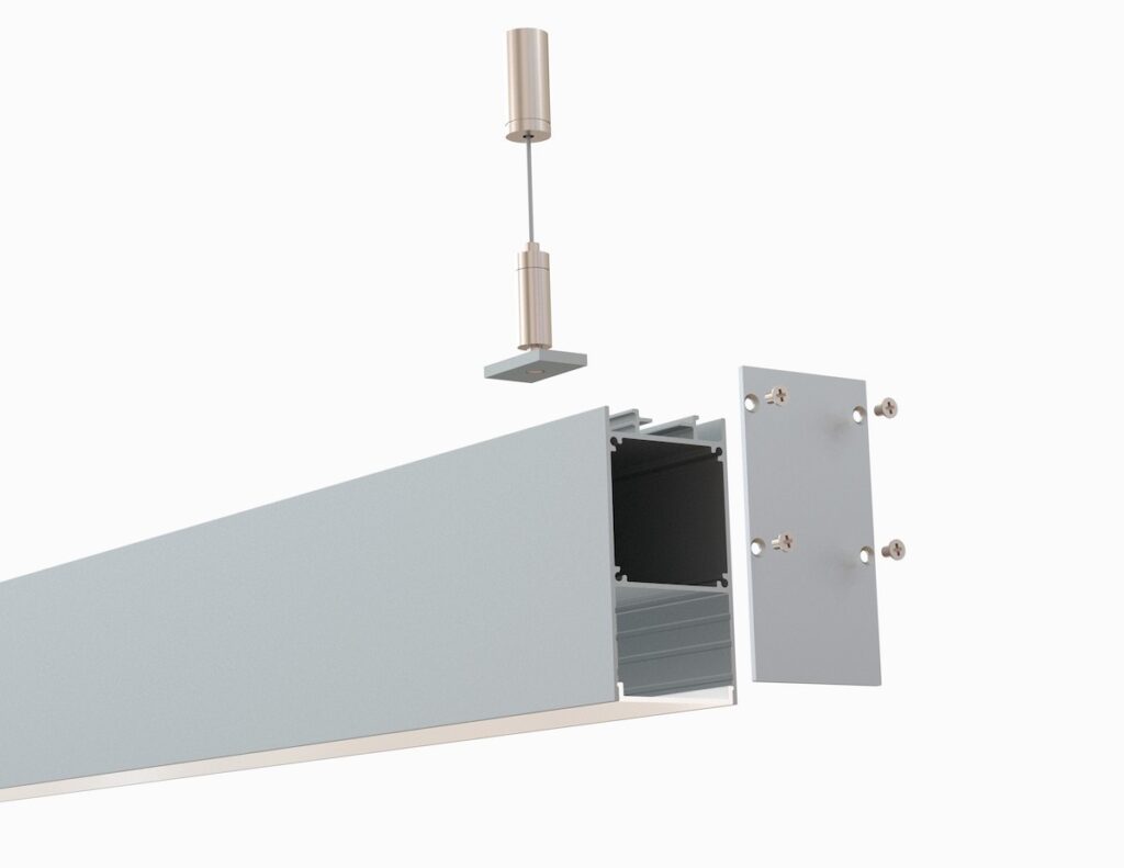 535ASL – Slim Linear Pendant LED Channel