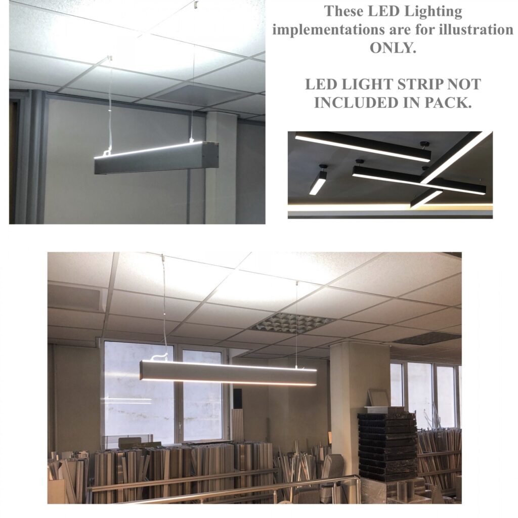550ASL – Up & Down Pendant Linear LED Channel