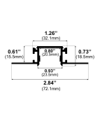 620ASL Trimless Mud-In LED CHANNEL