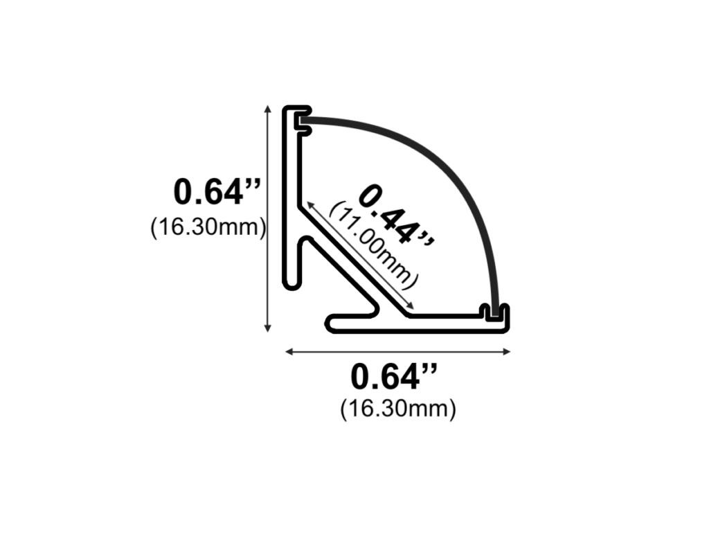 964ASL – Slimline Corner LED Channel