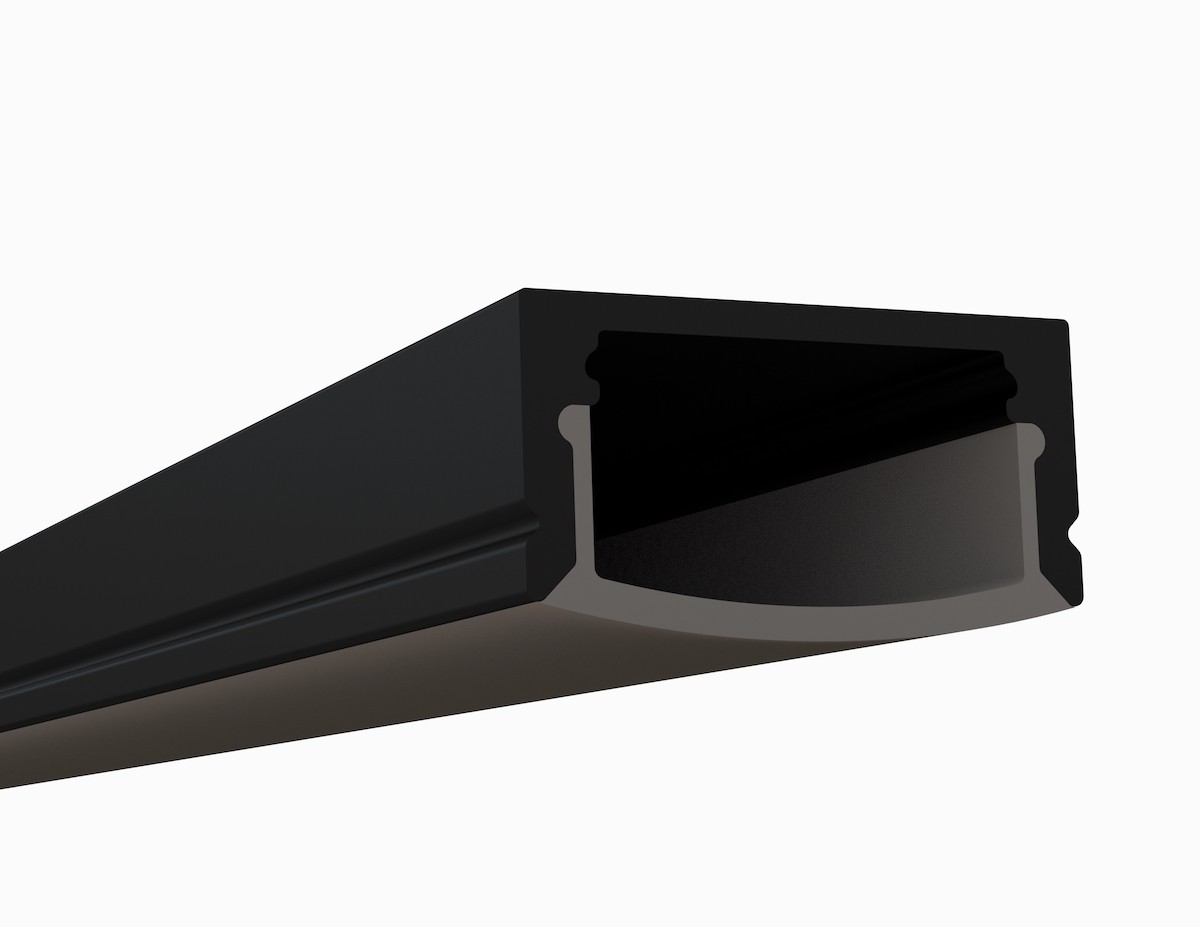 1971ASL-BB – BlackBlack LED Channel